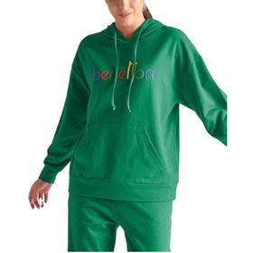 Benetton BNT-W094-T Yeşil Kadın Sweat
