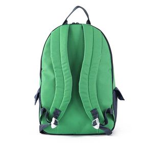 Benetton BNT03785 Yeşil-Lacivert Unisex Sırt Çantası
