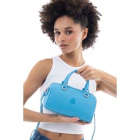 Benetton BNT1057-3333 Mavi Graffiti Kadın El Çantası