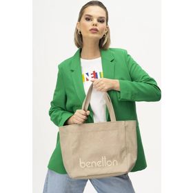 Benetton BNT1163 Kum Kadın Omuz Çantası