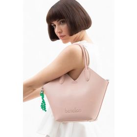 Benetton BNT1518 Pembe Kadın El Çantası