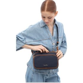 Benetton BNT_1816 17X25X8 Omuz Lacivert Kadın Çanta