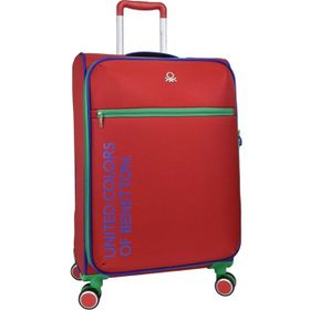 Benetton BNT2100 Kırmızı Kumaş Büyük Boy Valiz