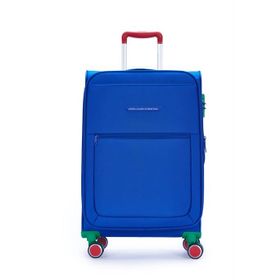 Benetton BNT2800 Saks Mavi Kumaş Orta Boy Valiz