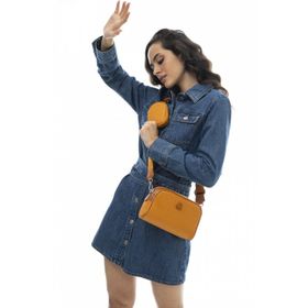 Benetton BNT636 Hardal Kadın Günlük Çanta