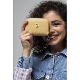 Benetton BNT734 Sarı Kadın Cüzdan
