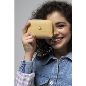 Benetton BNT734 Sarı Kadın Cüzdan