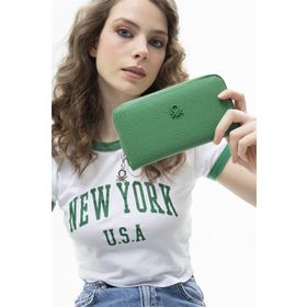 Benetton BNT_764 Yeşil Colors Of Kadın Cüzdan