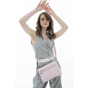Benetton BNT816 Pembe Kadın Günlük Çanta