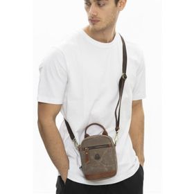 Benetton BNT994 Kahverengi Erkek Çapraz Çanta