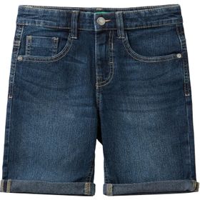 Benetton Recycle Denim Koyu Bermuda Şort