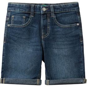Benetton Recycle Denim Koyu Bermuda Şort