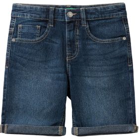 Benetton Recycle Denim Koyu Bermuda Şort