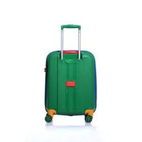 Benetton Trolley 50 cm Yeşil Kırmızı Unisex Valiz