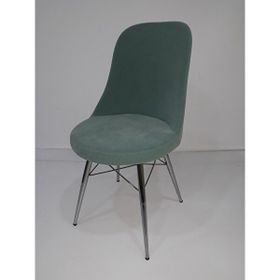 Bengi Ticaret 12451 Gonca Döküm Sünger Metal Nikelaj Ayak Baby Face Kumaş Döşeme El Yapımı Sandalye