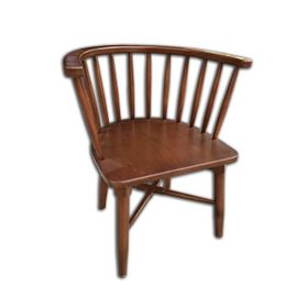 Bengi Ticaret 12560 Parlak Ceviz Kayın Retro Bambu Ayak Sandalye