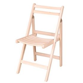 Bengi Ticaret 13785 Parlak Lilac Kayın Ayak Katlanır Sandalye