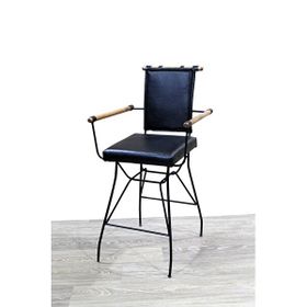 Bengi Ticaret 14593 Siyah Penyez Metal Sandalye