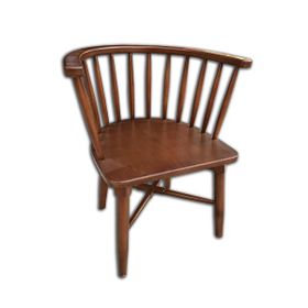 Bengi Ticaret 17964 Parlak Ceviz Klasik Kayın Retro Bambu Ayak Sandalye