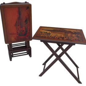 Bengi Ticaret 17991 Kayın Ayak Ceviz Yapım Zigon Sehpa