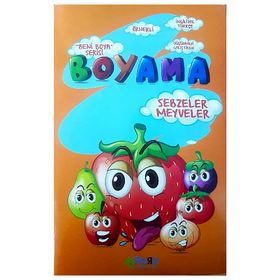 Beni Boya Serisi Sebzeler Meyveler-Fark Yayınları