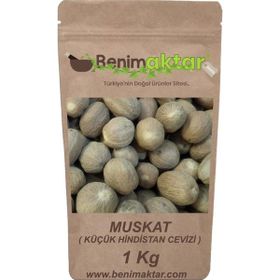 Benim Aktar 1 kg Muskat Küçük Hindistan Cevizi Hint Cevizi