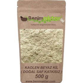 Benim Aktar 500 Gr Toz Beyaz Kil Kaolen Kil
