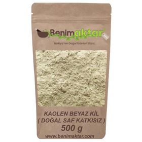 Benim Aktar 500 Gr Toz Beyaz Kil Kaolen Kil