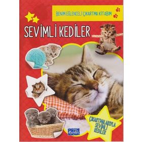Benim Eğlenceli Çıkartma Kitabım Sevimli Kediler