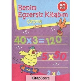 Benim Egzersiz Kitabım Çarpma 8-9 Yaş - Parıltı Yayınları Parıltı Yayınları