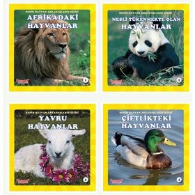 Benim Hayvan Arkadaşlarım 4 Kitap - Kolektif