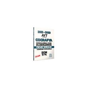 Benim Hocam 2009 2021 Ayt Coğrafya Son 13 Yıl Tıpkı Basım Çözümlü Çıkmış Sorular