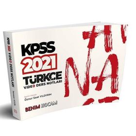 Benim Hocam 2018 KPSS Türkçe Video Ders Notları - Onur Yıldırım