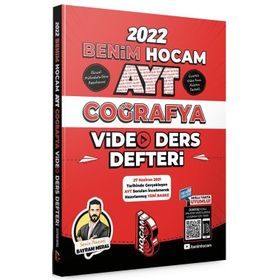 Benim Hocam 2022 AYT Coğrafya Video Ders Defteri