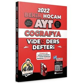 Benim Hocam 2022 AYT Coğrafya Video Ders Defteri