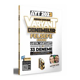 Benim Hocam 2022 AYT Felsefe Tamamı Video Çözümlü 33 Deneme Sınavı