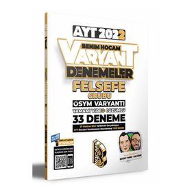 Benim Hocam 2022 AYT Felsefe Tamamı Video Çözümlü 33 Deneme Sınavı
