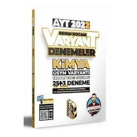 Benim Hocam 2022 AYT Kimya Tamamı Video Çözümlü 25+3 Deneme Sınavı
