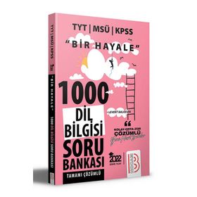 Benim Hocam 2022 Bir Hayale Serisi Tyt - Kpss - Msü Dil Bilgisi Tamami Çözümlü Soru Bankasi