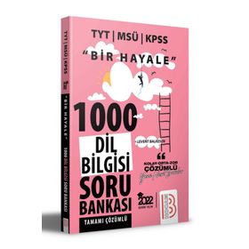 Benim Hocam 2022 Bir Hayale Serisi Tyt - Kpss - Msü Dil Bilgisi Tamami Çözümlü Soru Bankasi