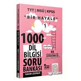 Benim Hocam 2022 Bir Hayale Serisi Tyt - Kpss - Msü Dil Bilgisi Tamami Çözümlü Soru Bankasi