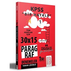 Benim Hocam 2022 KPSS Bir Hayale Serisi Paragraf Denemeleri