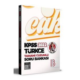 Benim Hocam 2022 KPSS Türkçe Tamami Çözümlü Soru Bankasi