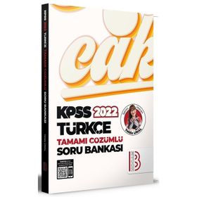 Benim Hocam 2022 KPSS Türkçe Tamami Çözümlü Soru Bankasi