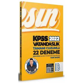 Benim Hocam 2022 KPSS Vatandaşlık Tamamı Çözümlü 22 Deneme