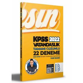 Benim Hocam 2022 KPSS Vatandaşlık Tamamı Çözümlü 22 Deneme