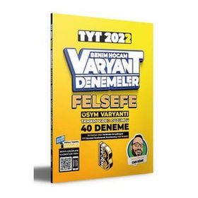 Benim Hocam 2022 Tyt Felsefe Tamamı Video Çözümlü 40 Deneme Sınavı