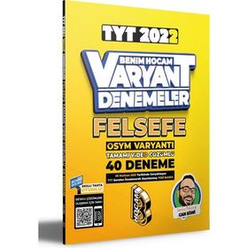 Benim Hocam 2022 Tyt Felsefe Tamamı Video Çözümlü 40 Deneme Sınavı