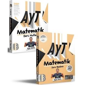 Benim Hocam 2024 AYT Matematik Ders Notları ve Tamamı Video Çözümlü Soru Bankası Seti