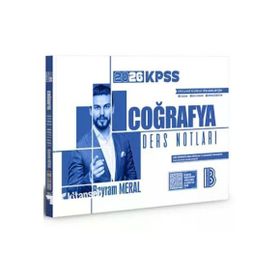 Benim Hocam 2026 KPSS Coğrafya Ders Notları